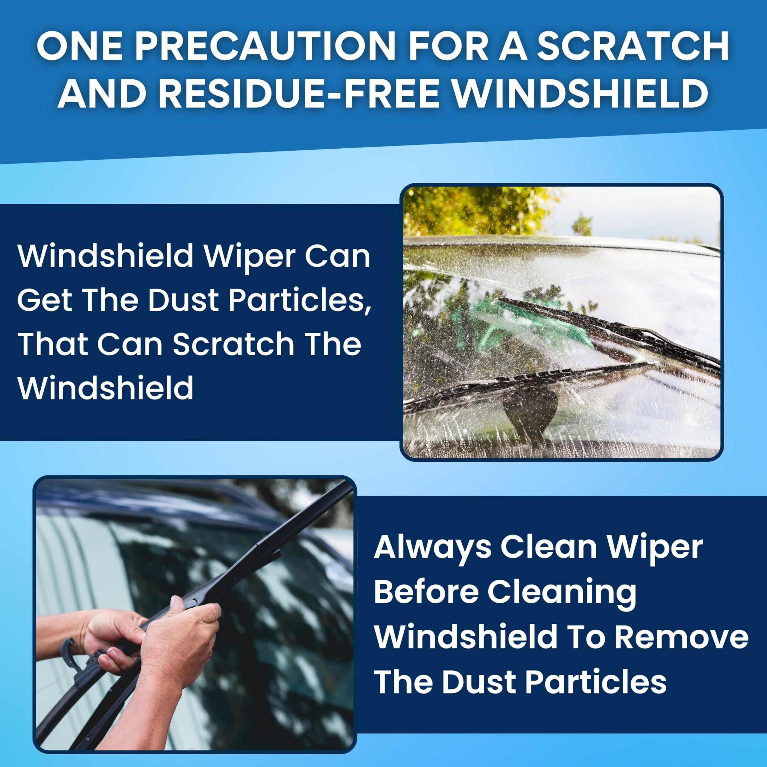 Groommm Windshield Washer Fluid For Car 250ML- (20ML in 1L Water) | Highly Concentrated Car Glass Cleaner Liquid For Streak & Stain-Free Windshield | Car Wiper Liquid For Crystal Clear Windshield