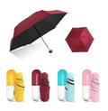 NJK PURNASHAKTI Creative Capsule Case Umbrella Lightweight Waterproof UV Protection Mini Compact Foldable Design Travel Umbrella For Men and Women (Assorted)